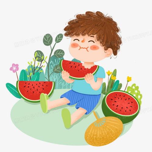 男小孩吃瓜头像,小男孩的欢乐吃瓜时刻 第3张 男小孩吃瓜头像,小男孩的欢乐吃瓜时刻 第3张
